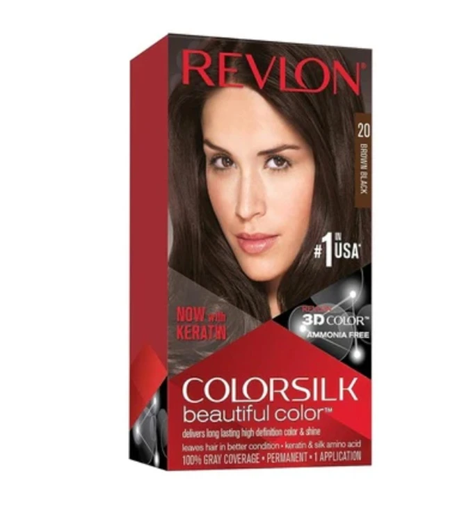Vopsea Par Revlon Color Silk BROWN BLACK 20